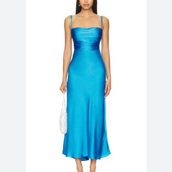 NWOT ASTR the Label Antlia Dress in Turquoise Blue size small - Picture 1 of 6